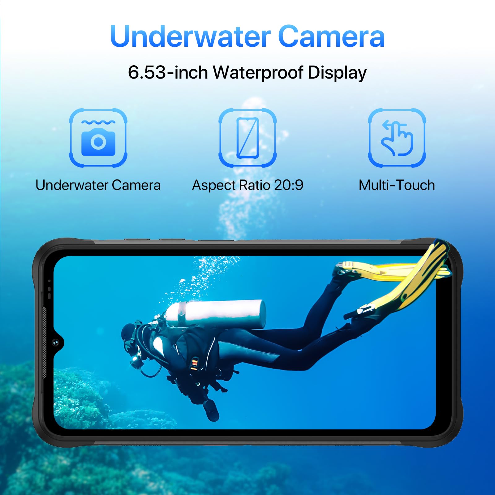 UMIDIGI Bison X20 Unlocked Rugged Smartphone - 6.53