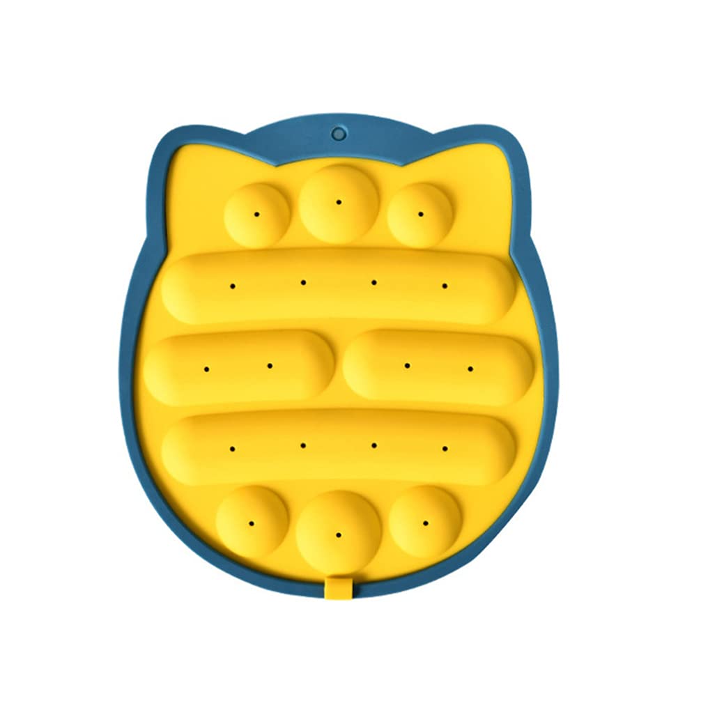 FRCOLOR Non-Stick Silicone Sausage Mold - Owl Shaped DIY Hot Dog & Biscuit Maker for Breakfast, Baking & Cooking | Perfect Kitchen Gadget for Homemade Sausages, Hot Dogs & Cookies (Yellow)