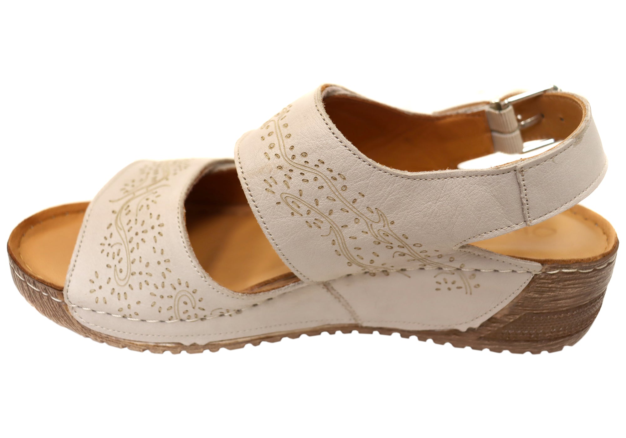 Orizonte Myorka Women's Comfortable Leather Sandals - European Style Summer Walking Shoes for Beach, Vacation & Casual Outings