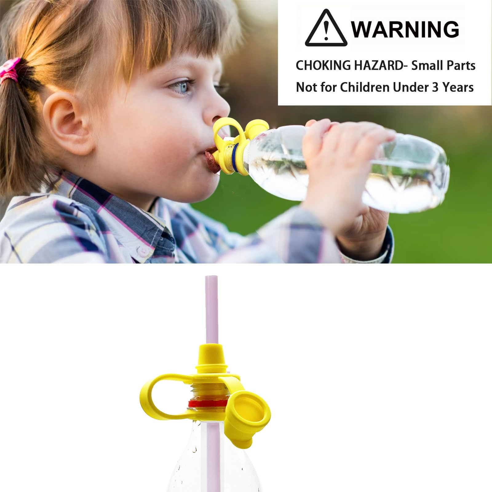 No Spill Silicone Bottle Spout for Toddlers - 5 Pack (Upgraded) - Perfect for Travel & Daycare