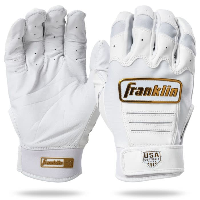 Franklin USA Women's Softball CFX FP Batting Gloves - Breathable & Grip-Enhanced for Fastpitch Games & Practice