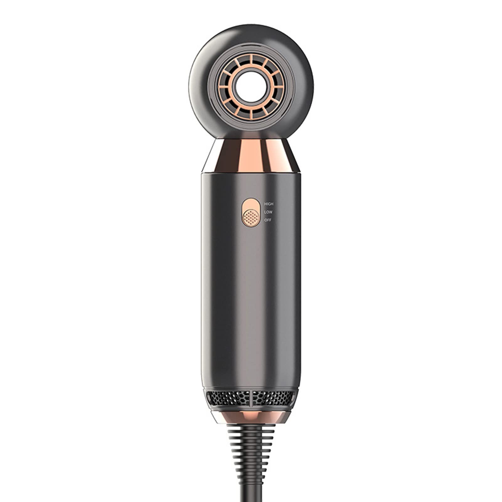 Professional Mini Hair Dryer for Travel - High Speed, Low Noise, Constant Temperature to Reduce Frizz - Compact & Lightweight for Home & On-the-Go Styling - Perfect for Hotels, Gyms, Dorm Rooms & Quick Touch-ups