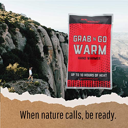MCR Medical Grab-N-Go Warm Hand Warmer Pack of 200 | Reusable Hand Warmers for Cold Weather | Perfect for Outdoor Activities, Hunting, Camping & Winter Sports