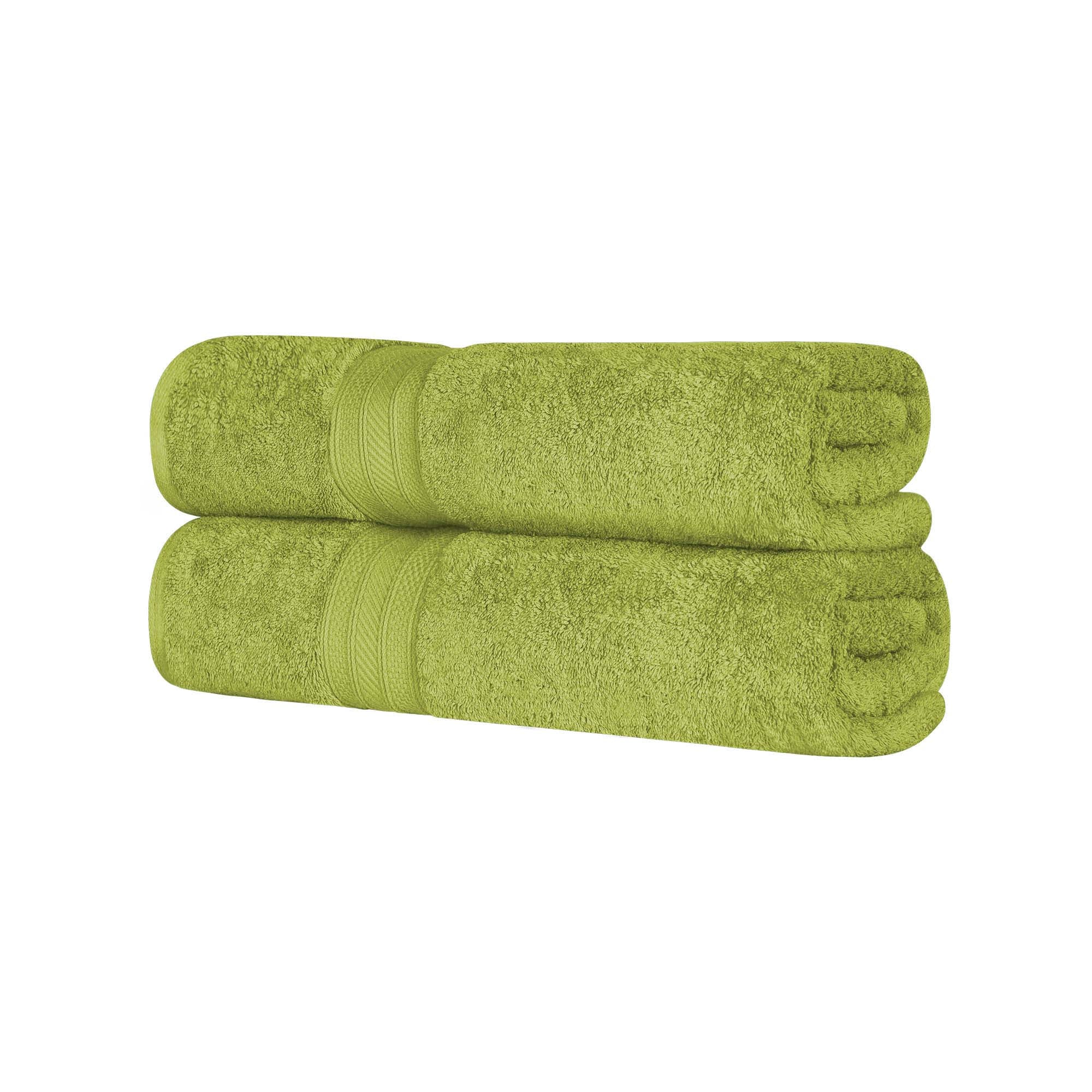 Premium Atlas Cotton Absorbent Heavyweight 2-Piece Bath Sheet Set - Ultra Soft & Quick-Drying for Luxury Spa Experience at Home