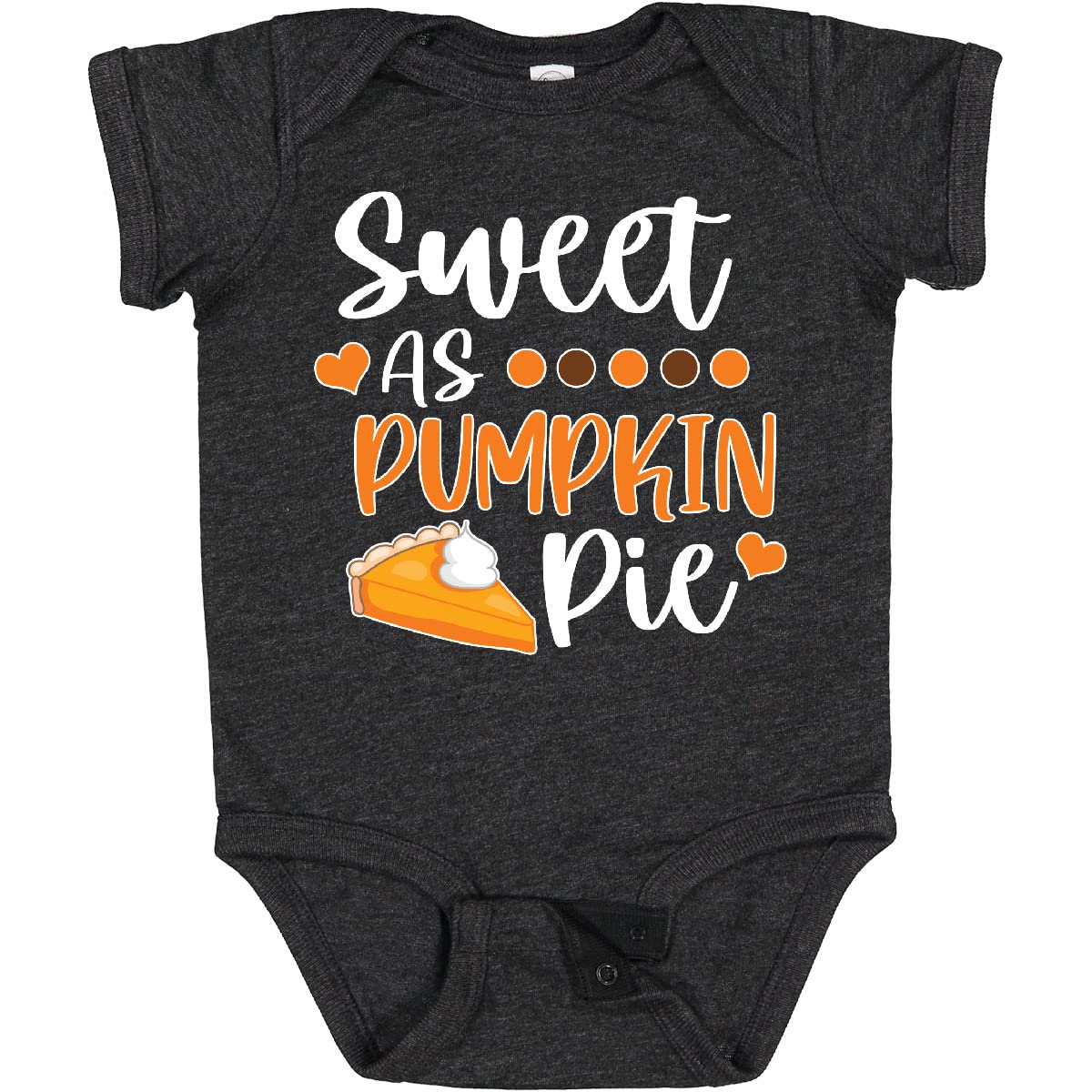 Inktastic Thanksgiving Sweet As Pumpkin Pie Baby Bodysuit - Cute Holiday Outfit for Infants, Perfect for Family Gatherings & Photo Shoots