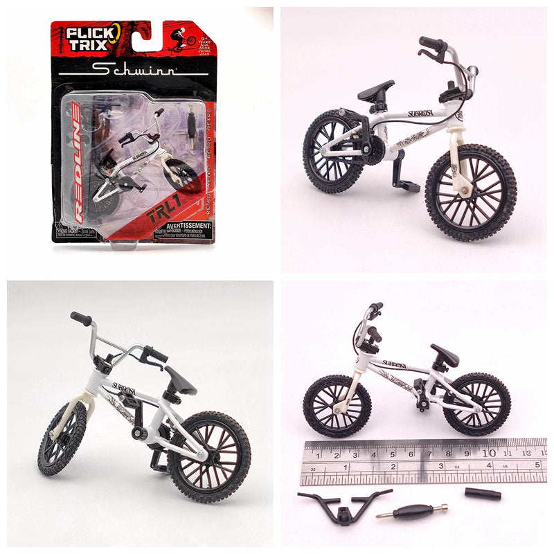 Premium Finger Bike FLICK TRIX Mini BMX Diecast Model Toy - Collectible Miniature Bicycle for Kids & Adults - Perfect for Office Desk Decor, Stress Relief, and Gift Giving