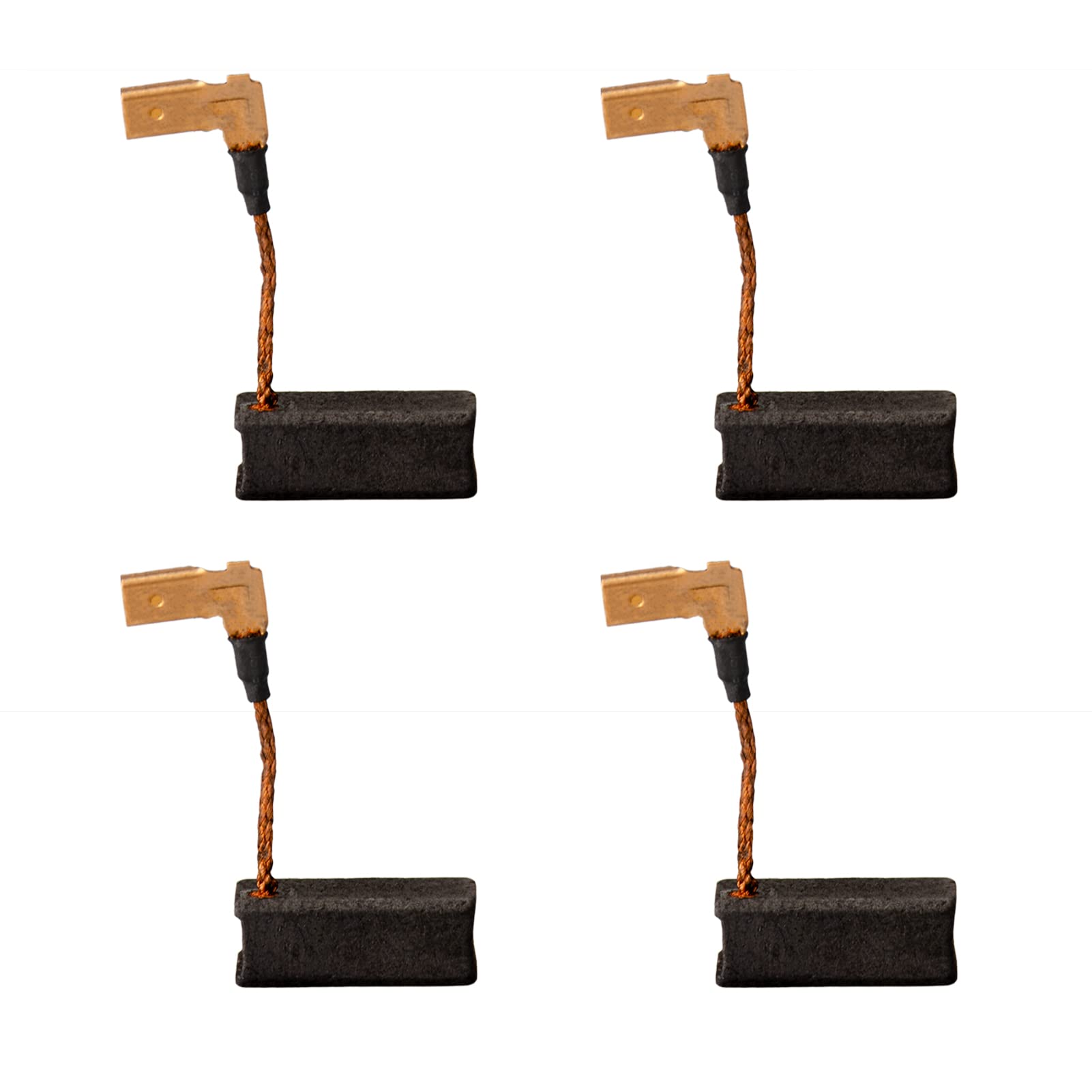 4Pcs N097696 Carbon Brushes Replacement for DeWalt DWE4011 DWE4120 DWE4012 DWE4100 DWE4887 DWE4120N - Compatible with Angle Grinder Motor Parts - Perfect for DIY Repairs & Professional Tool Maintenance