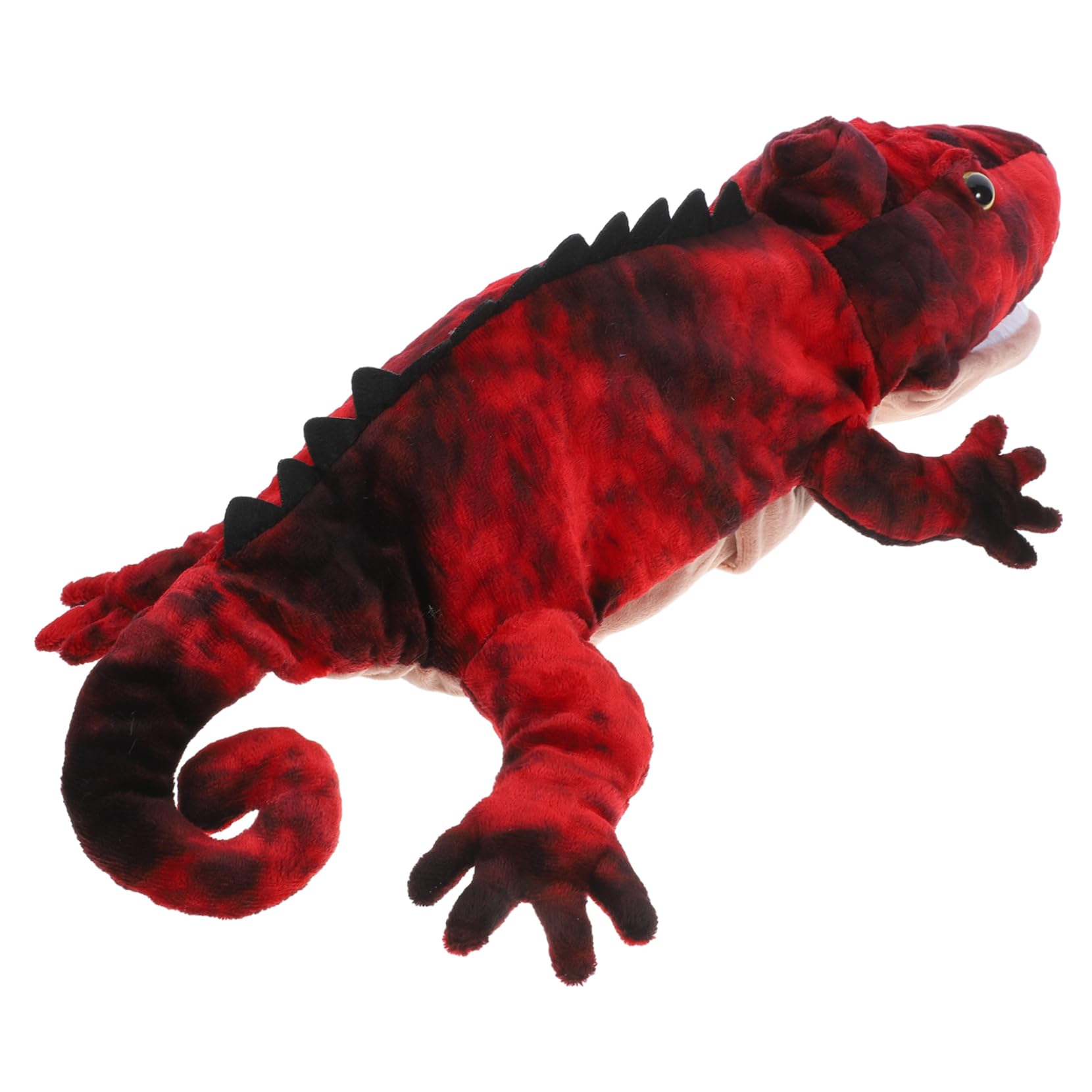 Realistic Lizard Hand Puppet - Soft Cotton & PP Animal Finger Puppet for Kids, Toddler Theater & Storytelling - Fun Educational Toy for Imaginative Play, Preschool Learning & Baby Crawling Activities