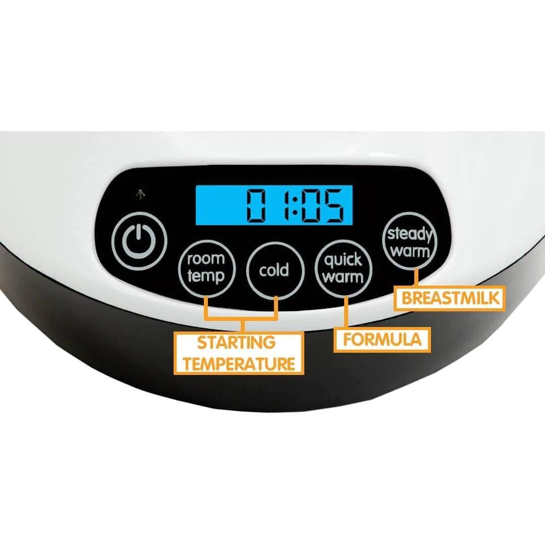 Baby Brezza Safe & Smart Bluetooth Bottle Warmer - Fast & Precise Warming for Baby Bottles, Breastmilk & Formula - Perfect for Night Feeds, Travel & Daycare Use