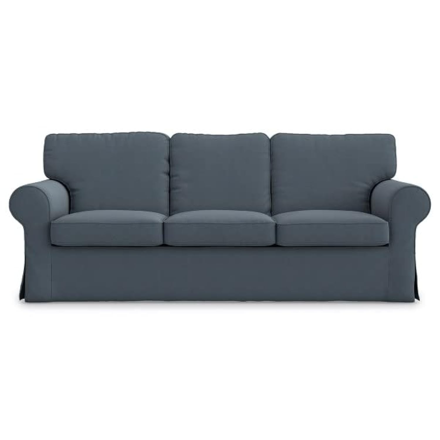 TLYESD Ektorp Sofa Cover Replacement for IKEA Ektorp 3-Seat Couch - Dark Grey Slipcover | Durable & Washable Sofa Protector for Living Room, Bedroom, or Office