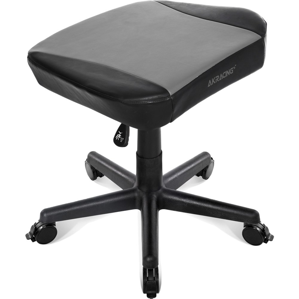 AKRacing Premium Gaming Chair with Ottoman Footrest - Heavy Duty PU Leather, Ergonomic Design for Home Office & Remote Work - Perfect for PC Gaming, Streaming & Relaxation