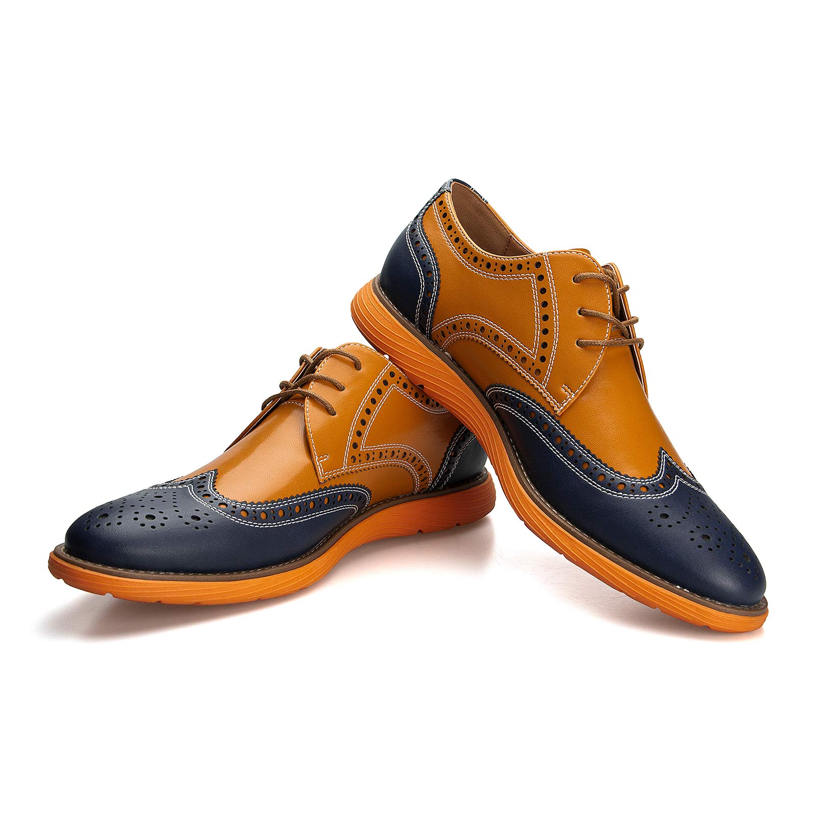 Meijiana Men's Oxford Dress Shoes - Lightweight Lace-Up Formal Shoes for Business & Wedding | Comfortable Office & Party Footwear