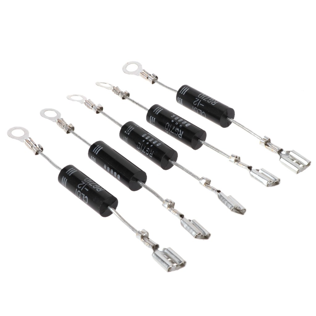 5Pcs High Voltage Microwave Oven Diode Rectifier Replacement Parts - Compatible with Most Microwave Models for Quick Repair & Maintenance (Kitchen Appliance Accessories)