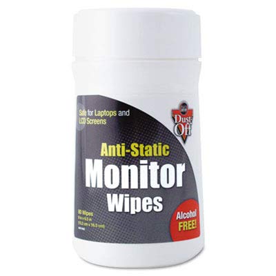 FALDSCT Premium Monitor Cleaning Wipes - Pre-Moistened Screen Wipes for LCD, LED, TV & Computer Screens - Safe for Electronics, Anti-Static & Streak-Free - Perfect for Home, Office & Gaming Setup