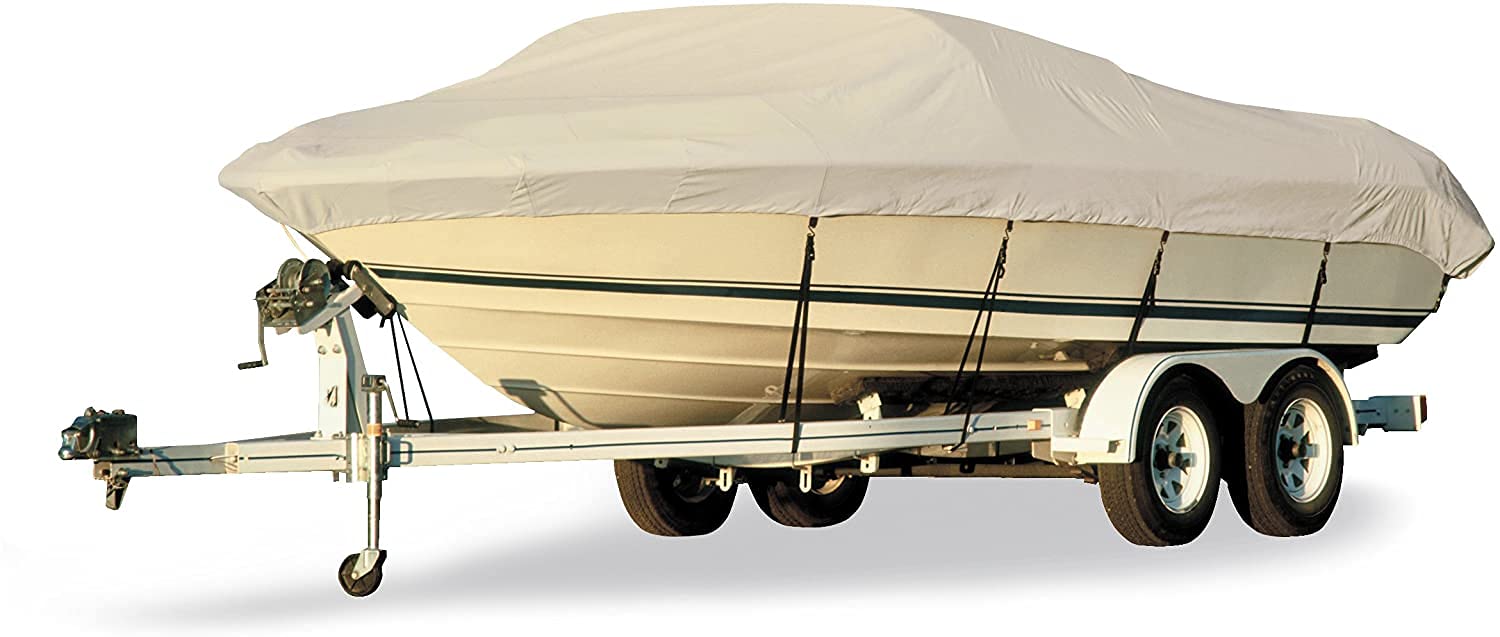 Taylor Made Products BoatGuard Trailerable Boat Cover - Waterproof UV Protection for Boats up to 22ft - Perfect for Outdoor Storage, Towing & Marine Use