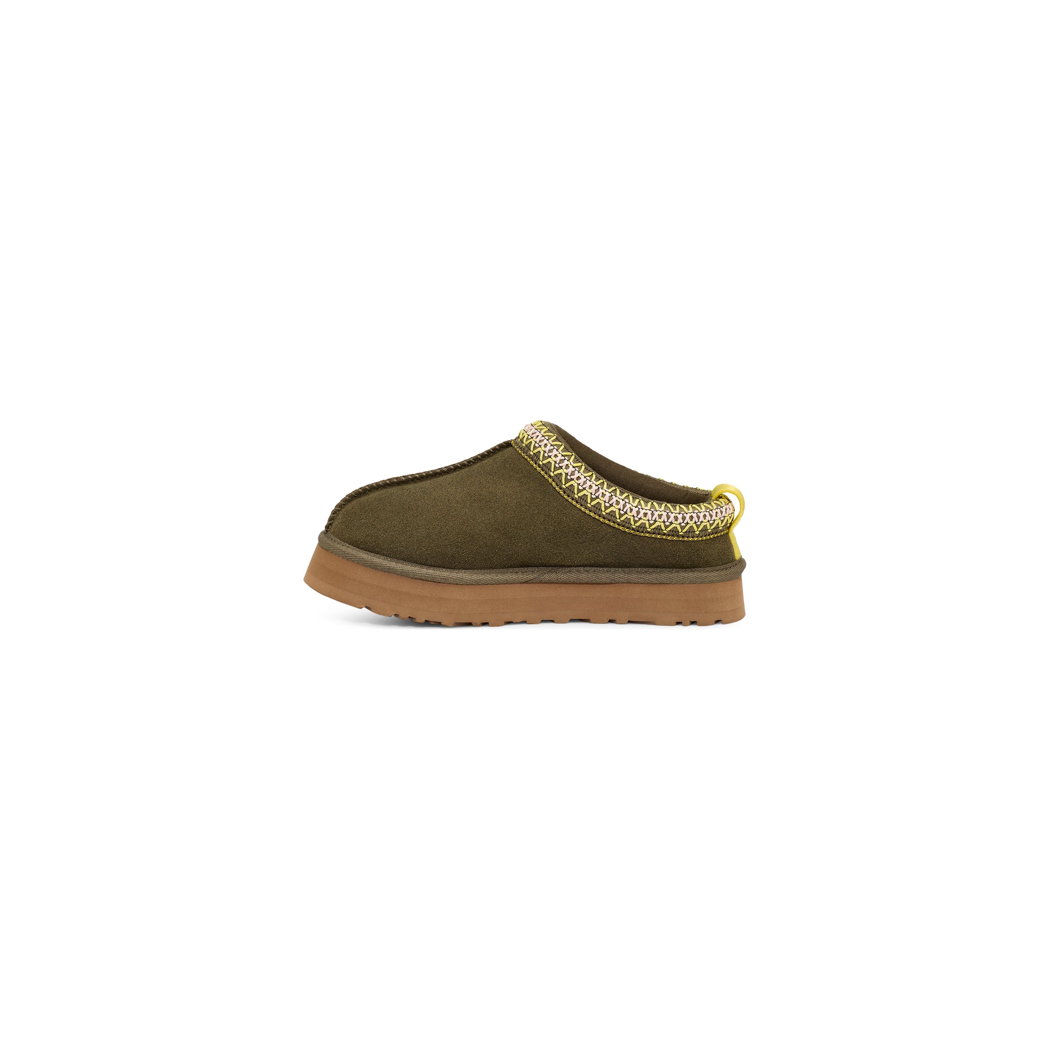 UGG Kid's Tazz Slippers in Burnt Olive - Cozy House Shoes for Boys & Girls - Perfect for Indoor Comfort, Winter Warmth & Playtime