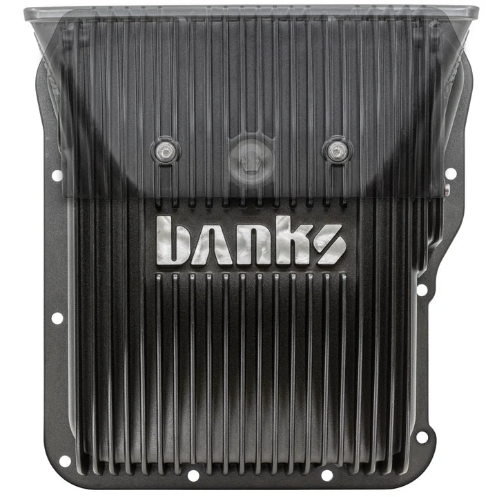 High-Performance 01-19 Chevy/GMC 2500/3500 Ram Air Transmission Pan - Heavy Duty Aluminum Alloy Upgrade for Improved Cooling & Durability - Perfect for Off-Roading, Towing & High-Performance Driving