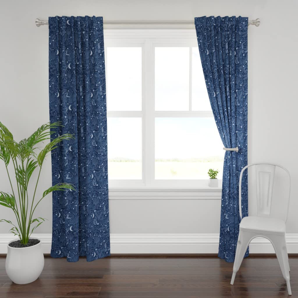 Custom Cypress Cotton Canvas Curtain Panel 108