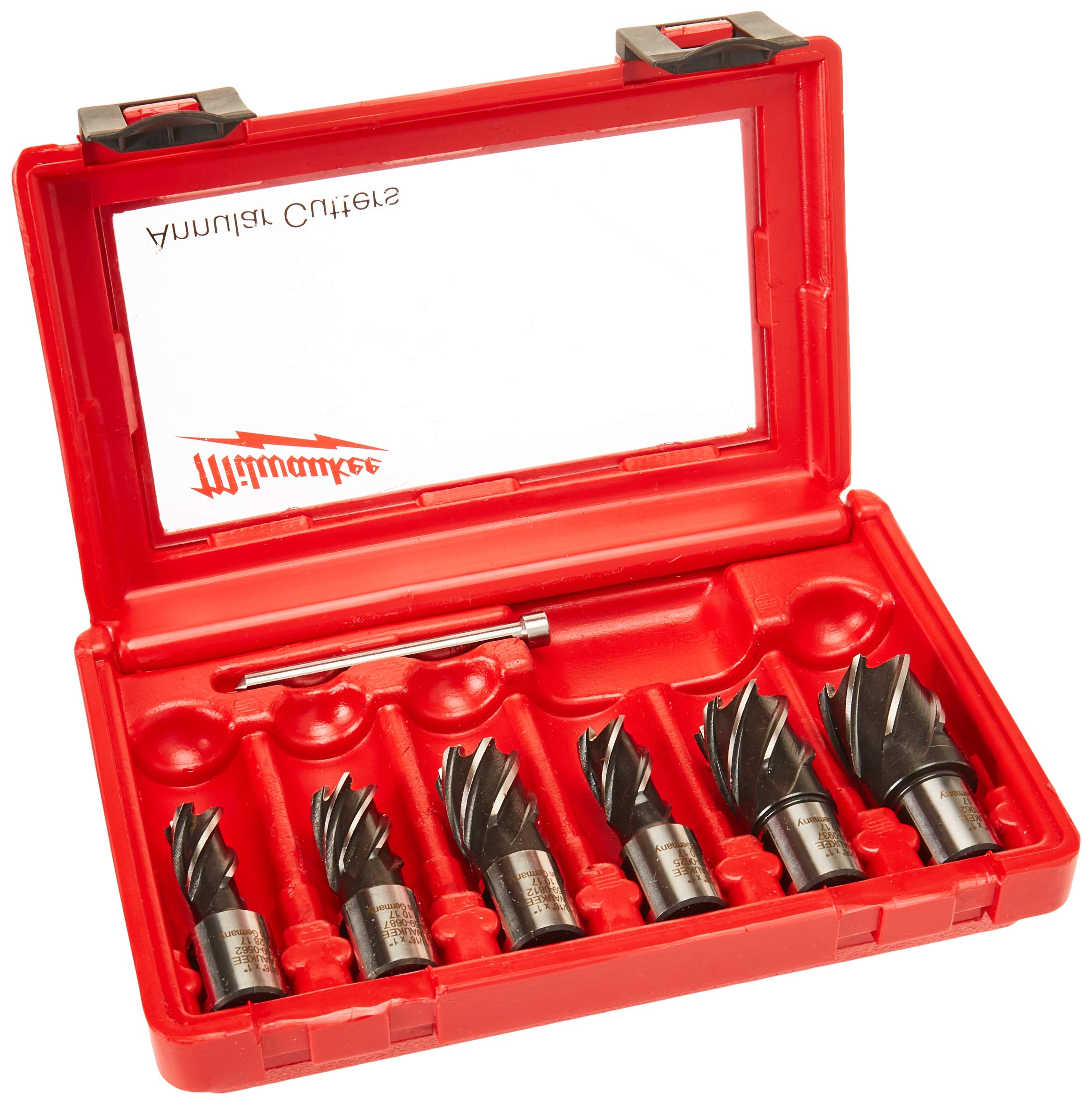 Annular Cutter Kit - 6 Cutters & 1 Drill Bit (7-Piece Set) for Metal Cutting, Woodworking & DIY Projects | Perfect for Construction, Fabrication & Home Improvement
