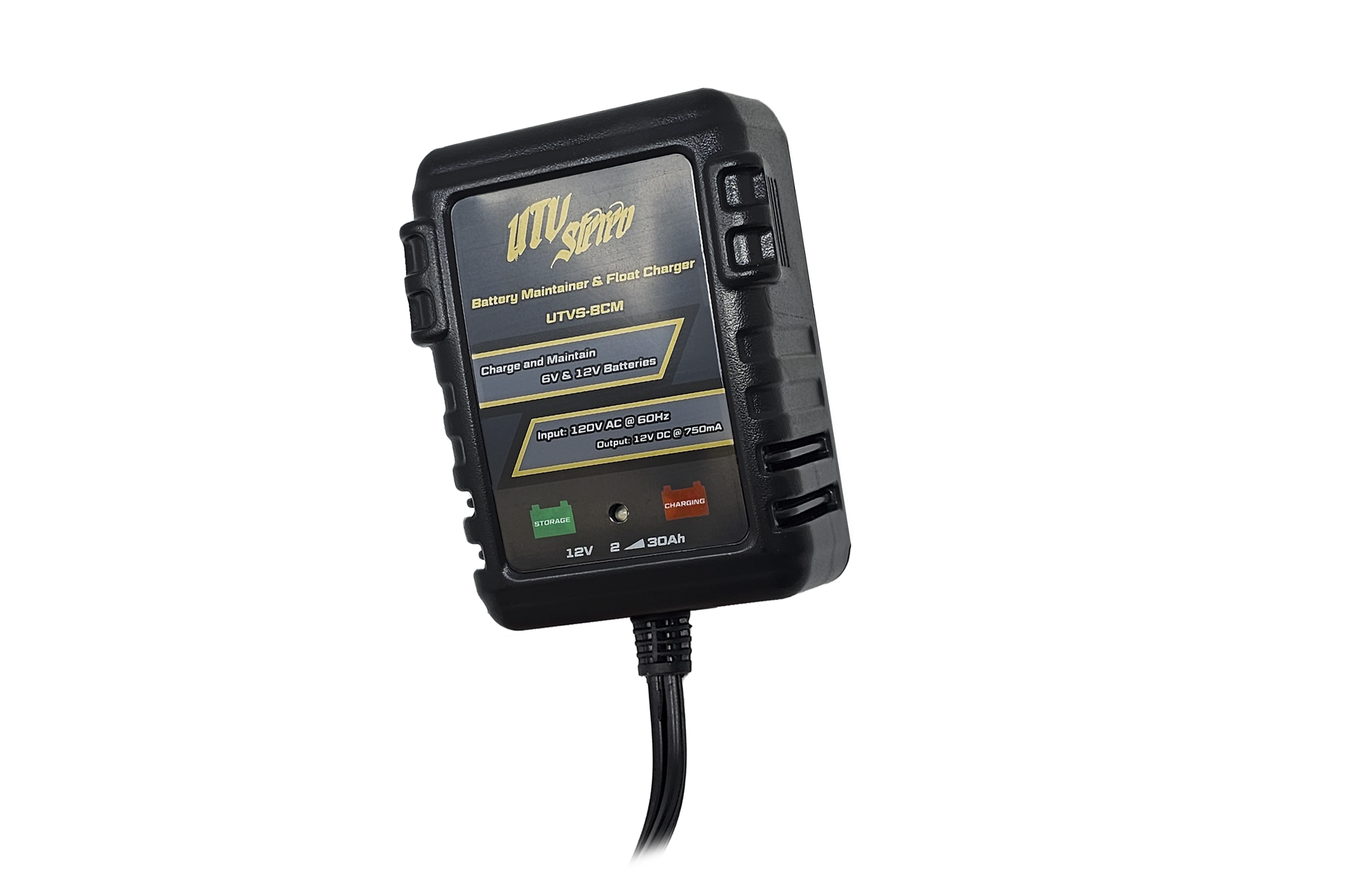 12V Automatic Battery Charger & Maintainer for Cars, Motorcycles, ATVs & UTVs - Smart Trickle Charger with BCM Technology - Perfect for Winter Storage & Long-Term Vehicle Maintenance