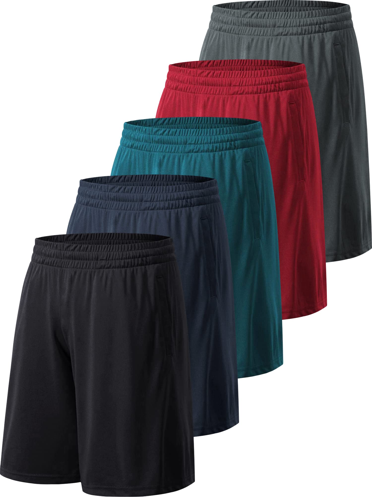 MLYENX Men's Workout Shorts - Breathable Gym Running Athletic Shorts with Pockets for Men | Perfect for Training, Jogging & Casual Wear