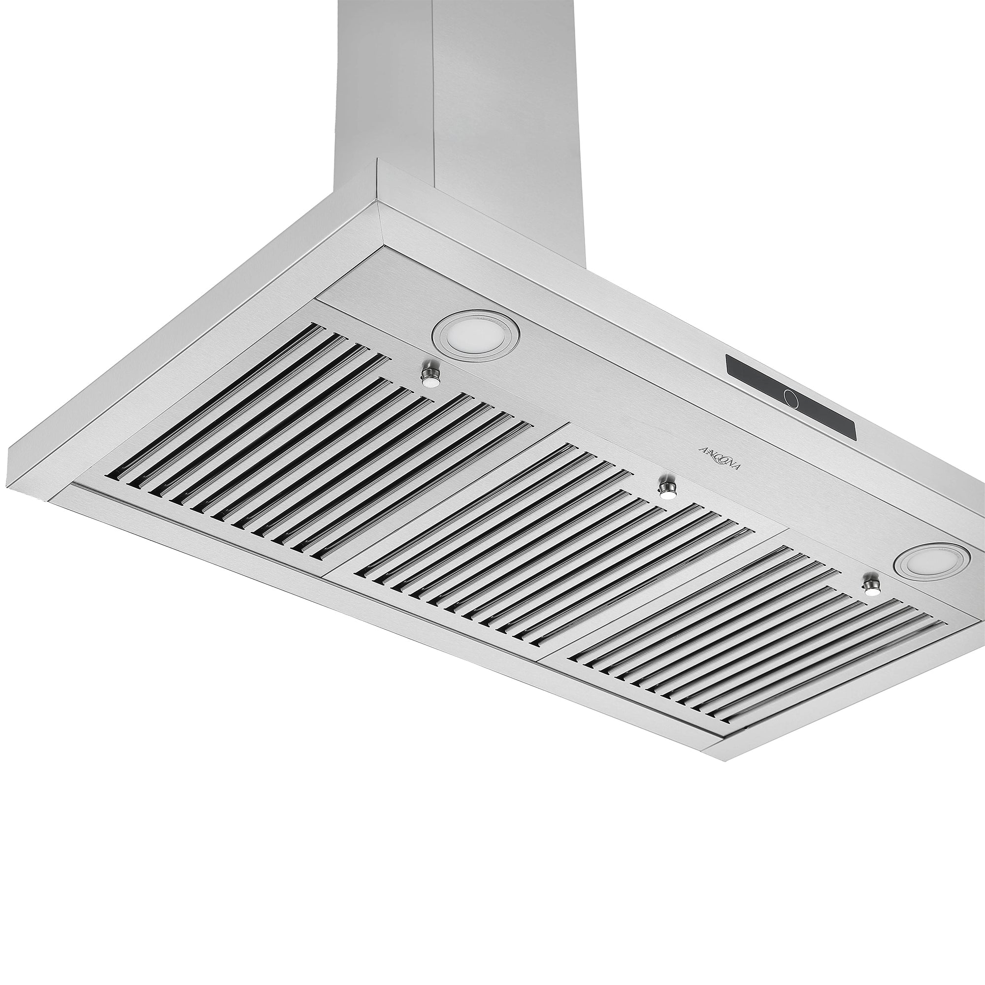 36 Inch Stainless Steel Convertible Wall Mounted Pyramid Range Hood - Powerful Kitchen Ventilation for Cooking, Grilling & Baking
