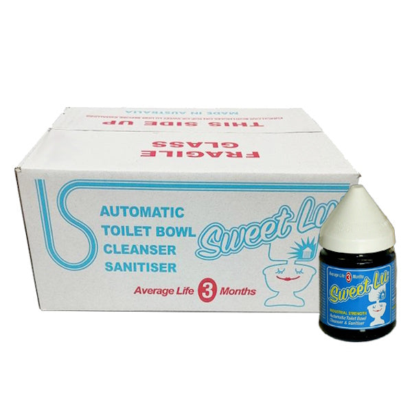 Sweet Lu Automatic Toilet Bowl Cleaner - Blue or Clear - Effortless Toilet Cleaning for Sparkling Bathrooms | Perfect for Homes, Hotels & Offices