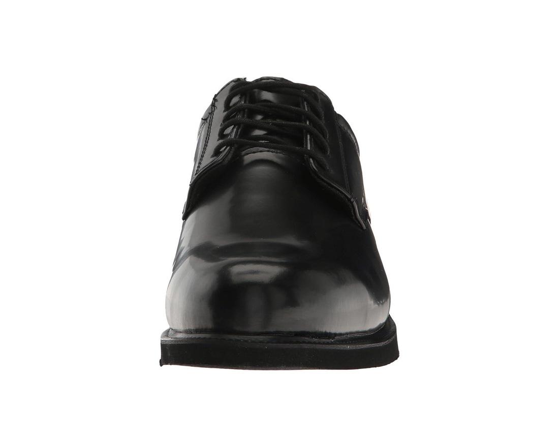 Premium Black Leather Oxford Shoes for Men - Polished & Shineable - Perfect for Business, Formal & Office Wear