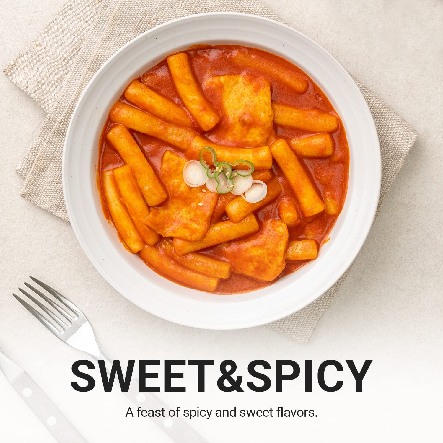 Authentic Korean Tteokbokki Sauce Mix (5 Pack) - Spicy & Flavorful for Rice Cakes & Stir-Fries | Perfect for Home Cooking