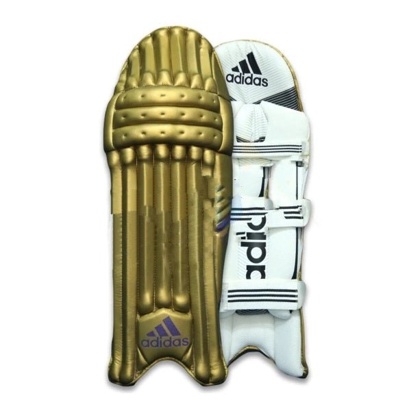 Adidas XT 1.0 Cricket Batting Pads - Gold Color Protective Leg Guards for Cricket Players | Perfect for Practice & Match Play