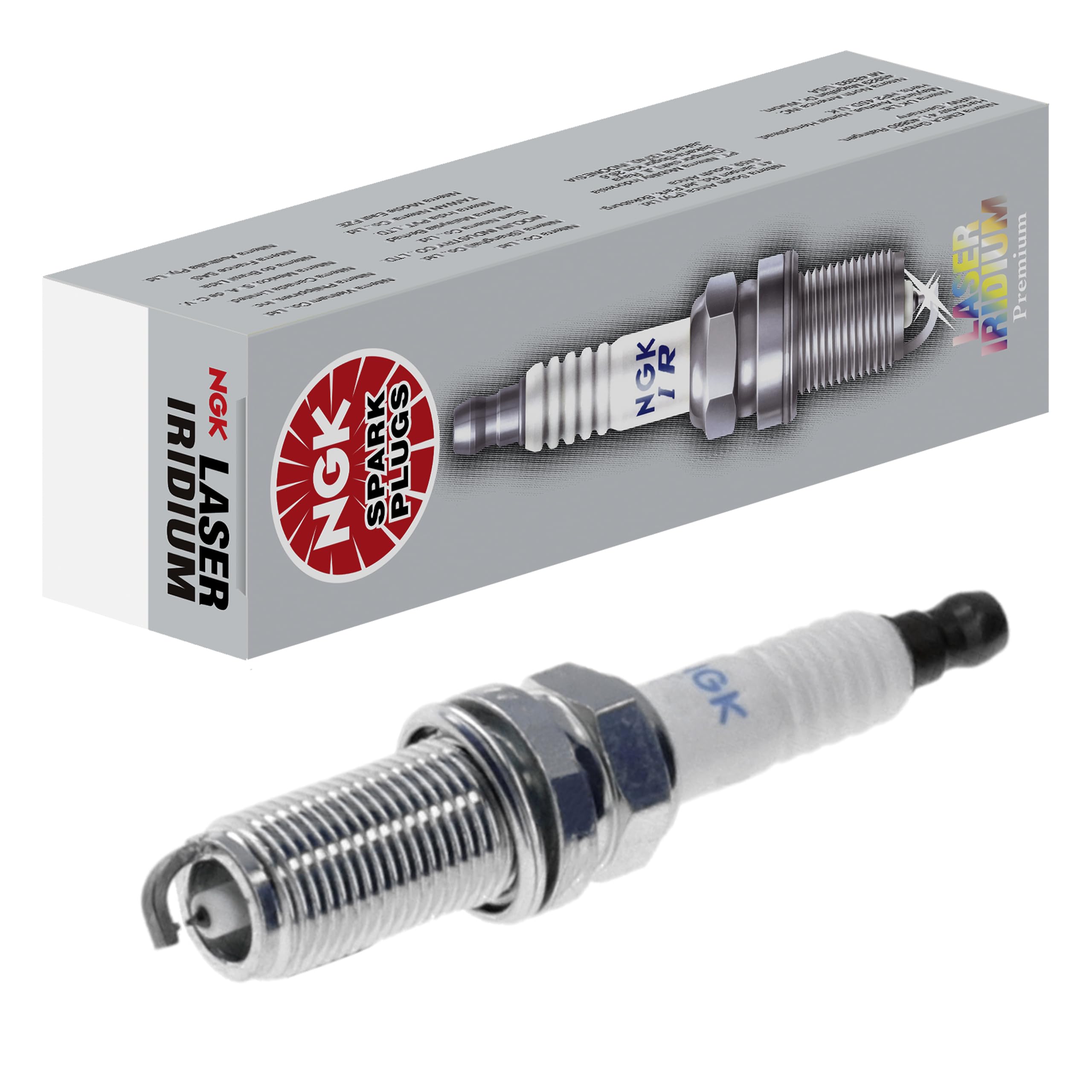 NGK 91961 DILFR7K9G Laser Iridium Spark Plugs - Pack of 4 | Premium Performance for Cars, Trucks & SUVs | Ideal for Highway Driving & Daily Commutes