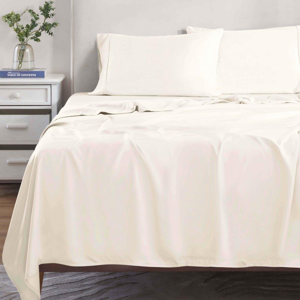 Premium 300 Thread Count Modal Deep Pocket Sheet Set - Soft & Breathable Bedding for Ultimate Comfort - Perfect for Master Bedroom, Guest Room, or Vacation Home