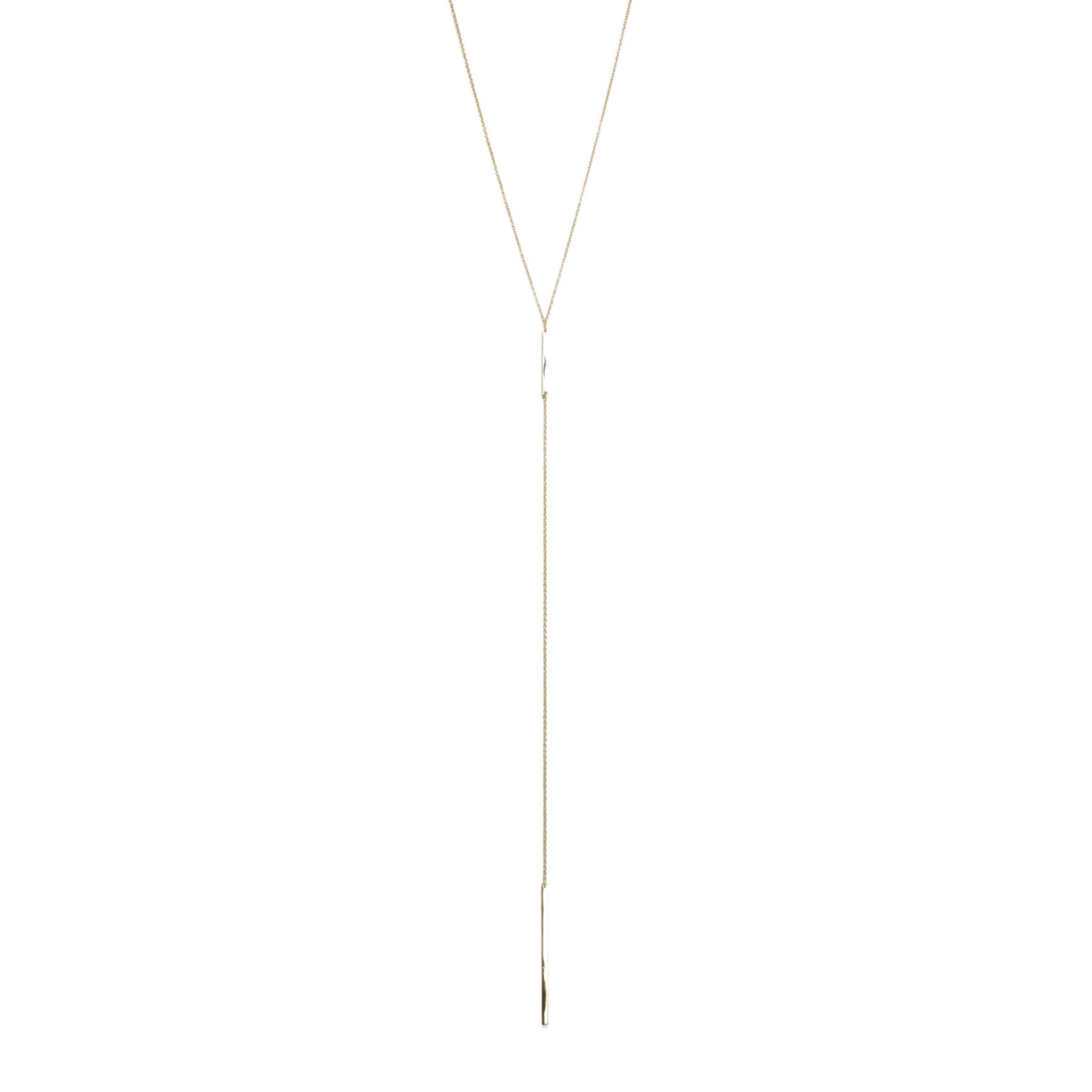 Double Bar Lariat Necklace - Elegant Gold Layered Chain for Women | Perfect for Everyday Wear, Date Night & Special Occasions