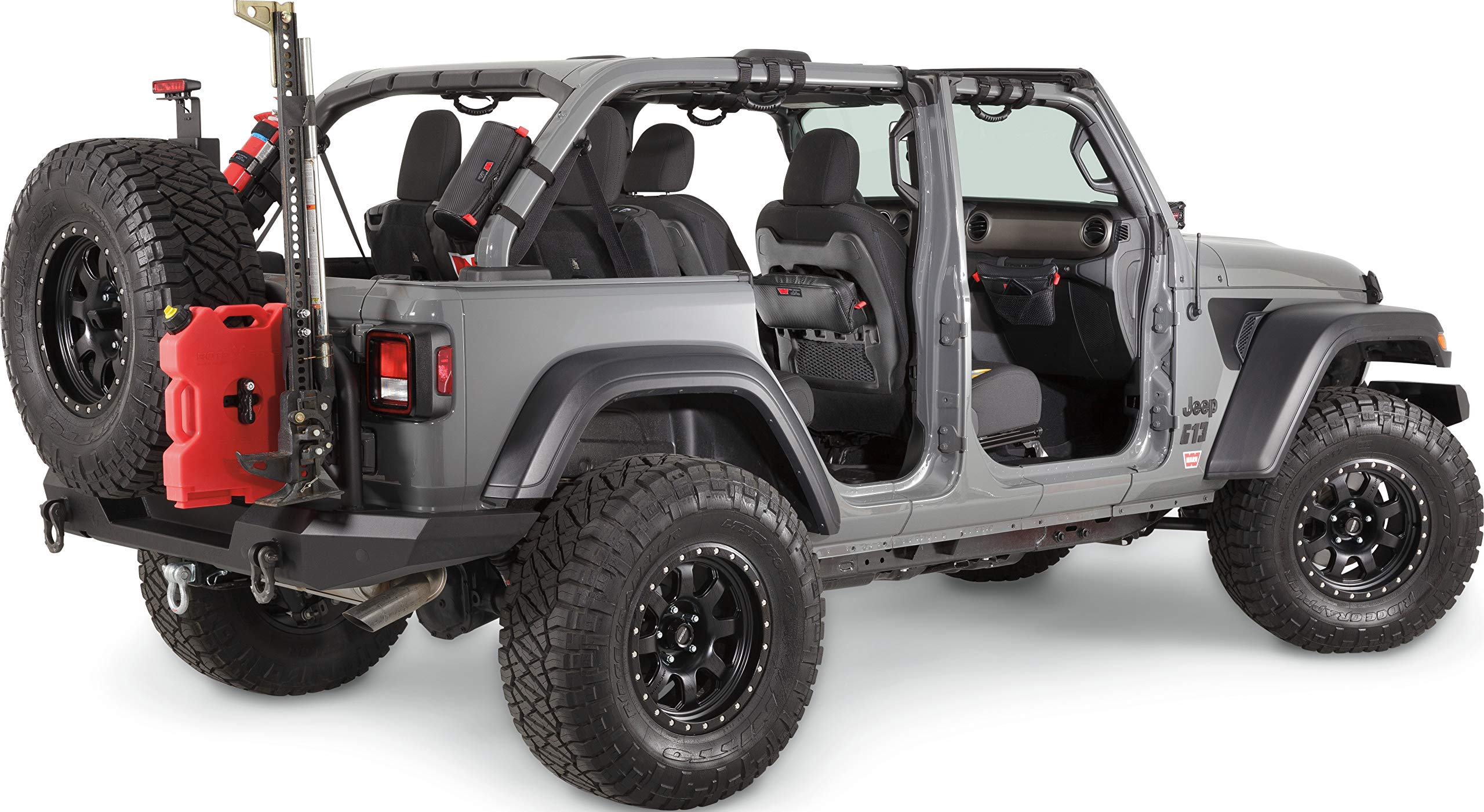 WARN 102652 Epic Trail Gear - Heavy Duty Large Roll Cage & Bar Cylinder Storage Bag for Off-Road Vehicles | Durable Waterproof Organizer for Jeep, Truck & ATV Accessories | Perfect for Camping, Overlanding & Outdoor Adventures