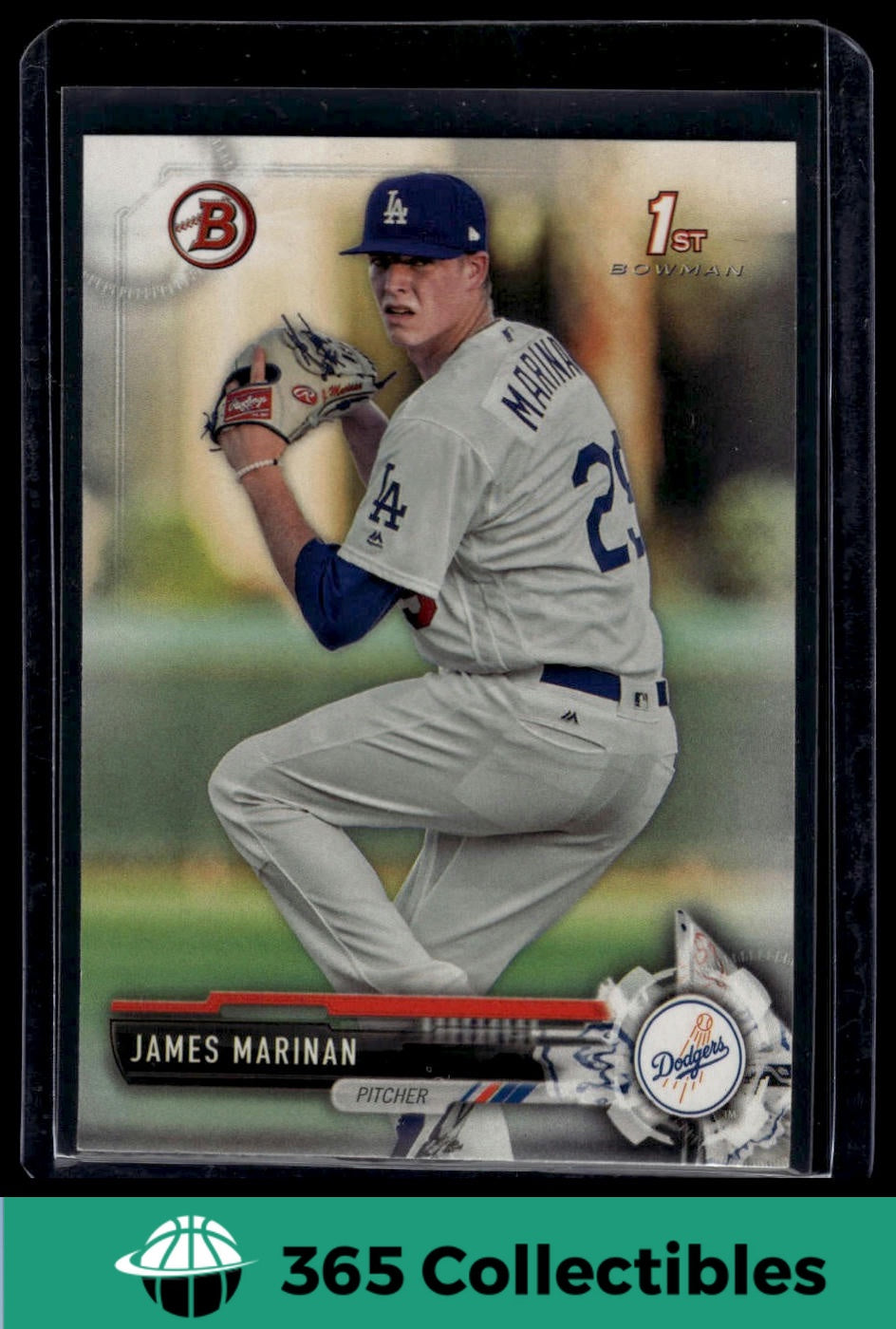 2017 Bowman Draft James Marinan Rookie Card #BD-169 - Los Angeles Dodgers Baseball Trading Card for Collectors & Fans - Perfect for Sports Memorabilia Collections & Gift Giving