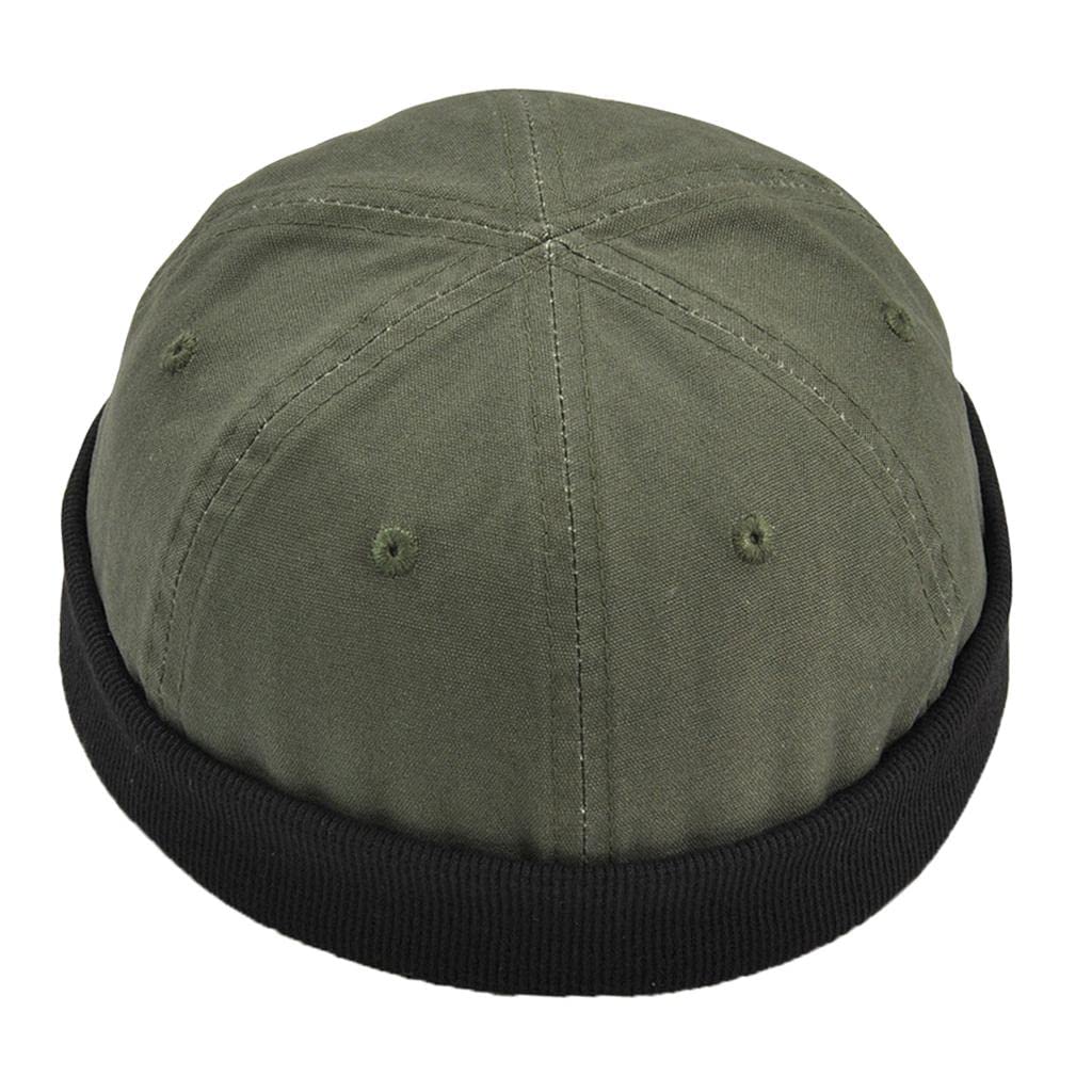 Vaveren Men's Mechanic Biker Hat - Skull Cap Beanie for Motorcycle Riding, Winter Warmth & Outdoor Activities | Adjustable Brimless Docker Hat for Work & Casual Wear
