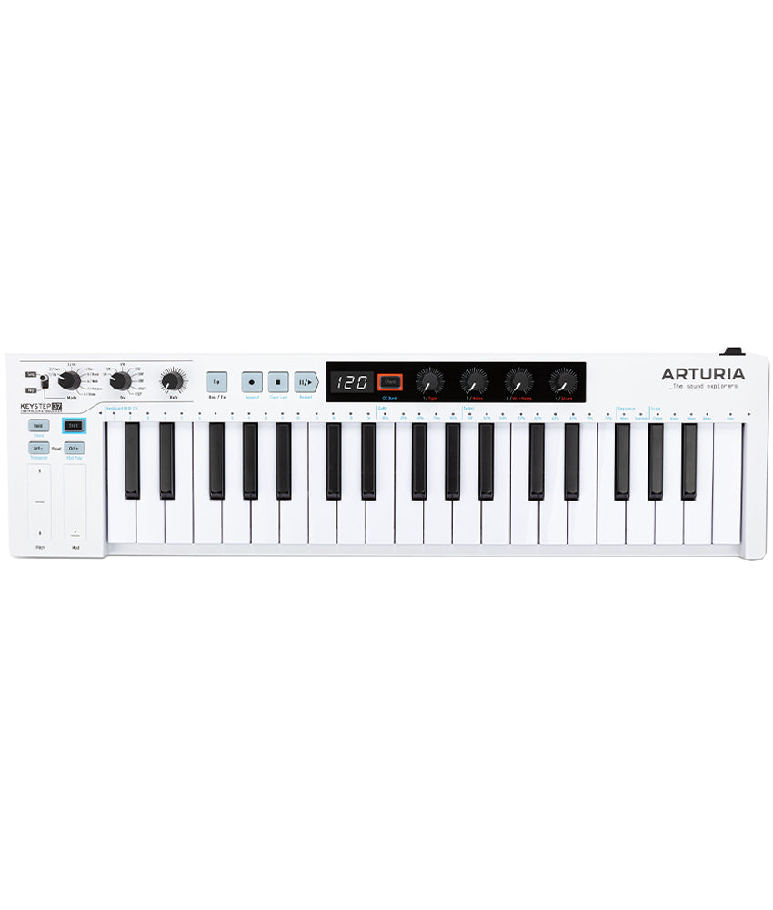 Arturia KeyStep 37-Key MIDI Keyboard Controller with Sequencer & Arpeggiator - Perfect for Music Production, Live Performance & Studio Recording