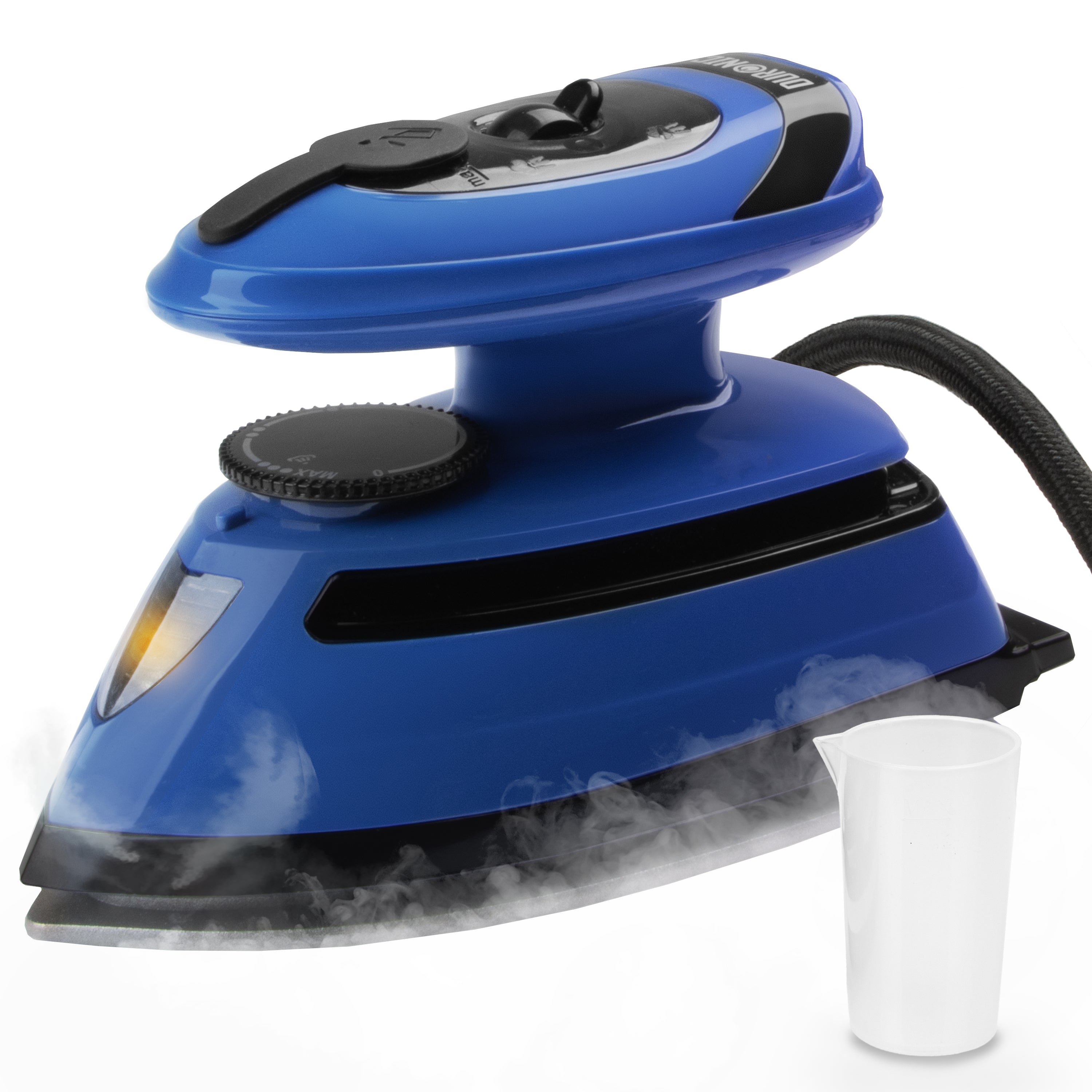 Duronic SI4 BB Portable Travel Iron - 420W Dual Voltage Mini Steam Iron with Ceramic Plate | Lightweight & Compact for Travel, Sewing, Business Trips & Holidays | Perfect for Hotels, Camping & Quick Touch-ups