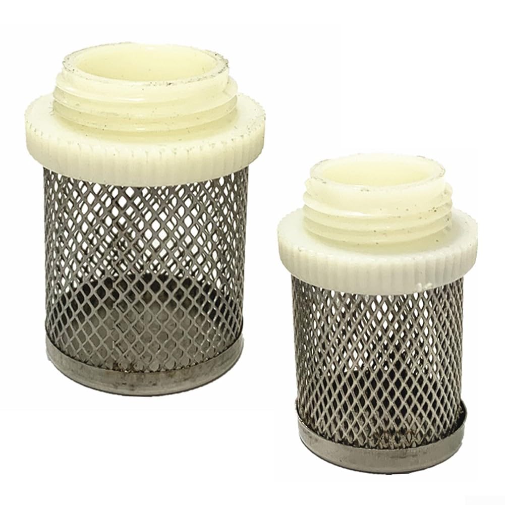 Stainless Steel Garden Hose Strainer - 3/4inch Filter for Rain Barrel & Irrigation