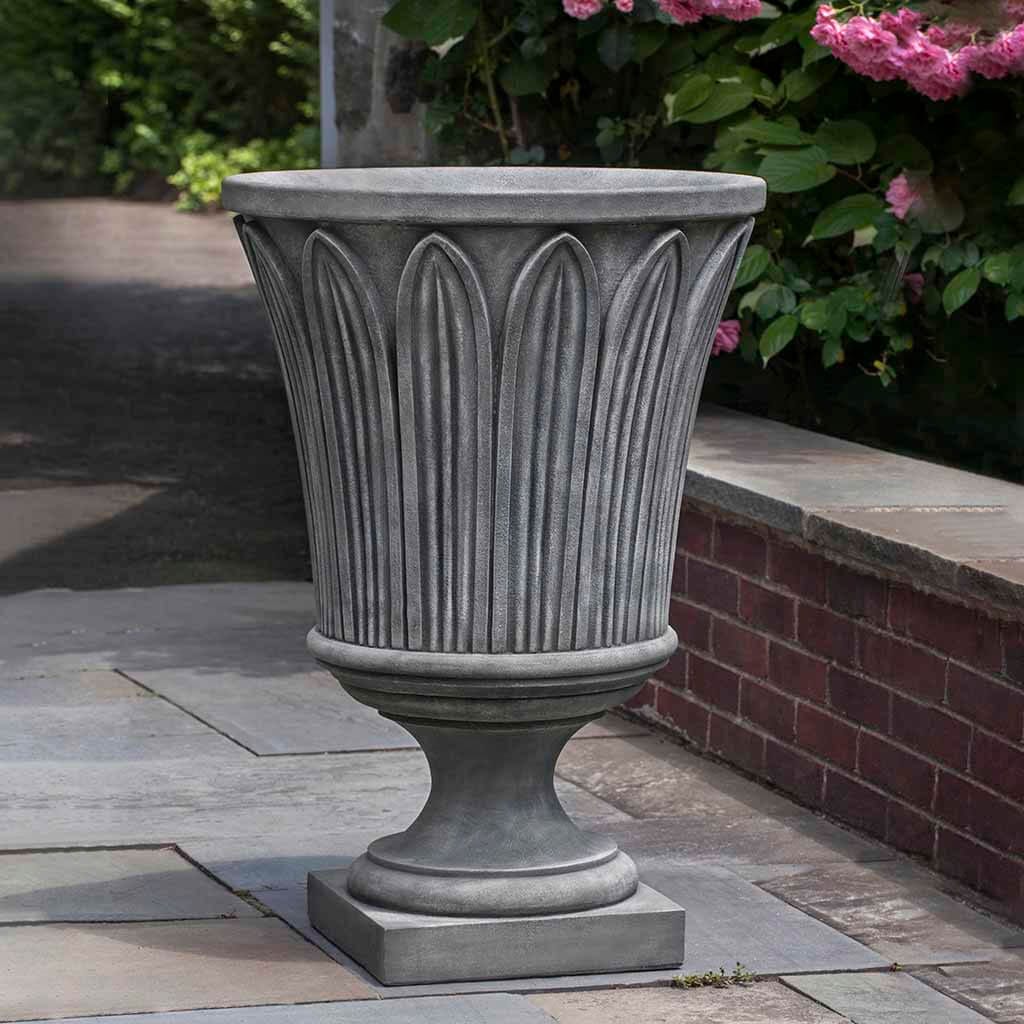 Campania International Las Palmas Urn - Elegant Outdoor Garden Urn for Flowers, Plants & Decor | Perfect for Patio, Porch & Landscape Design
