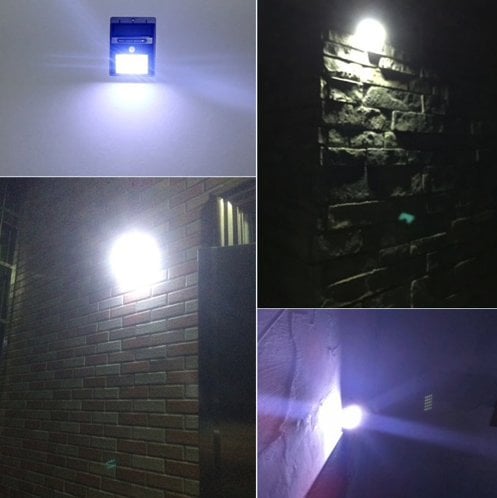 Klein Wireless LED Motion Sensor Outdoor Light - Solar Powered Security Lighting for Garden, Patio, Pathway, and Yard