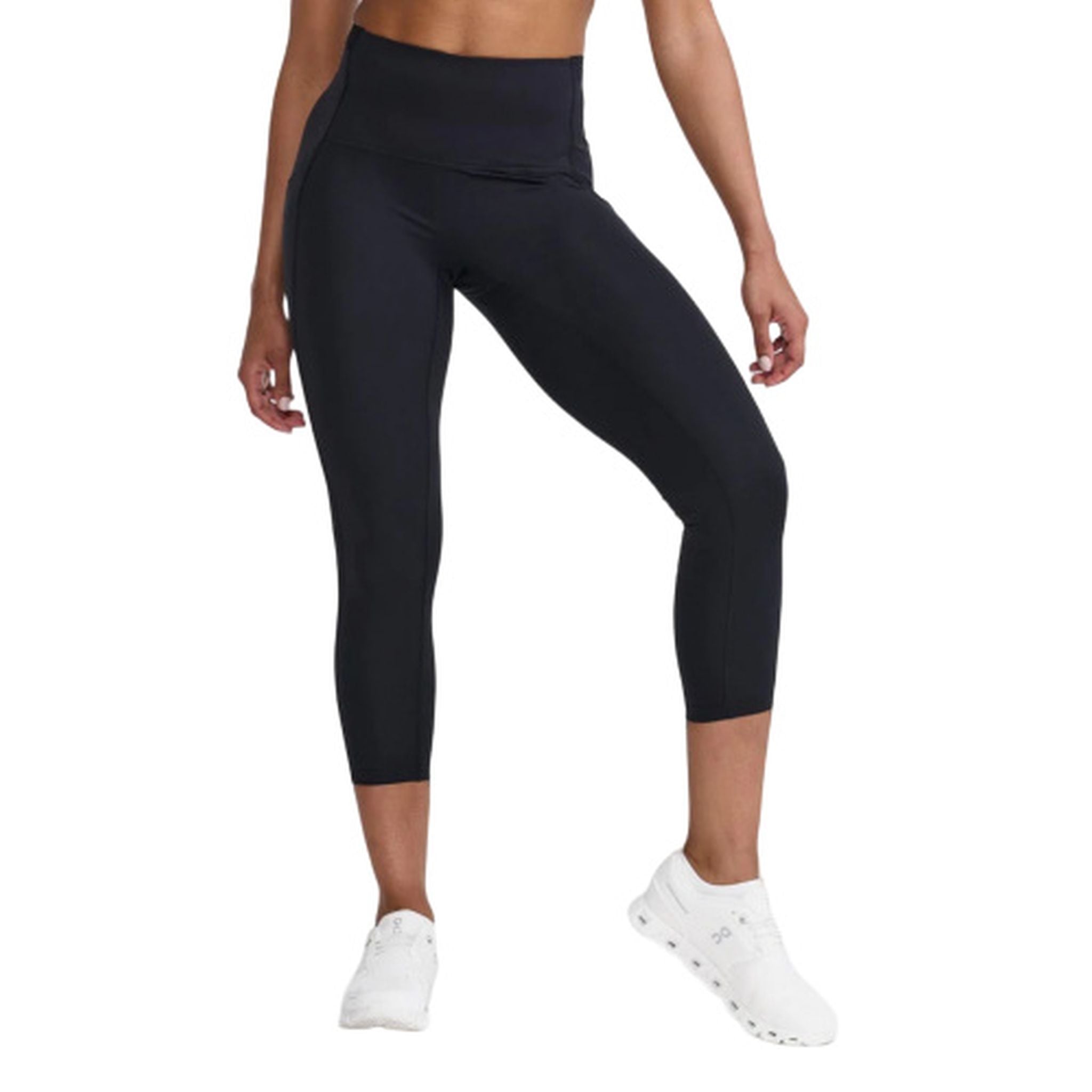 2XU Women's High Waist Compression 7/8 Leggings - Form Stash Running Tights for Workout, Yoga & Training