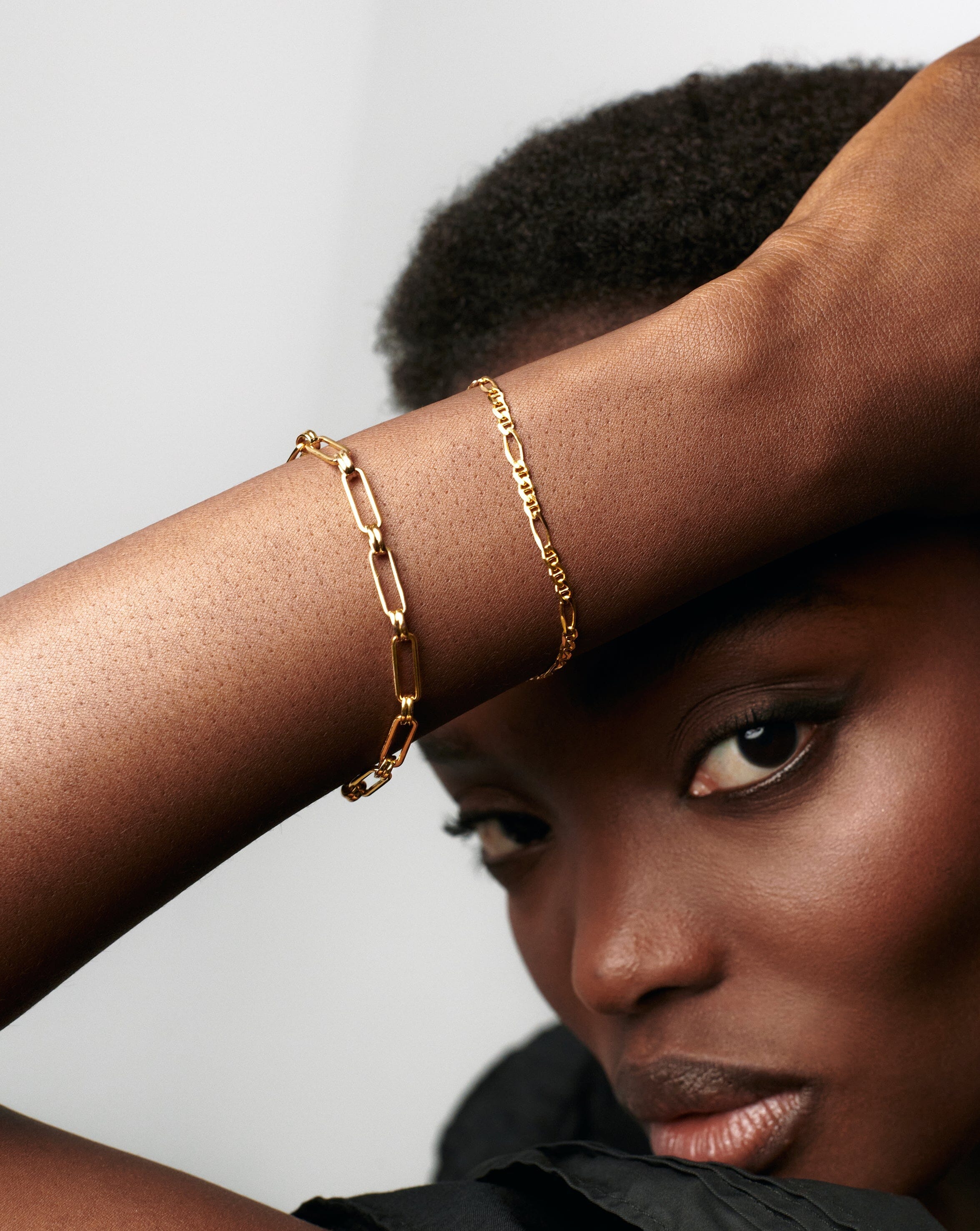 Filia 18k Gold Vermeil Chain Bracelet for Women - Elegant & Dainty Jewelry Gift for Birthday, Anniversary, Valentine's Day