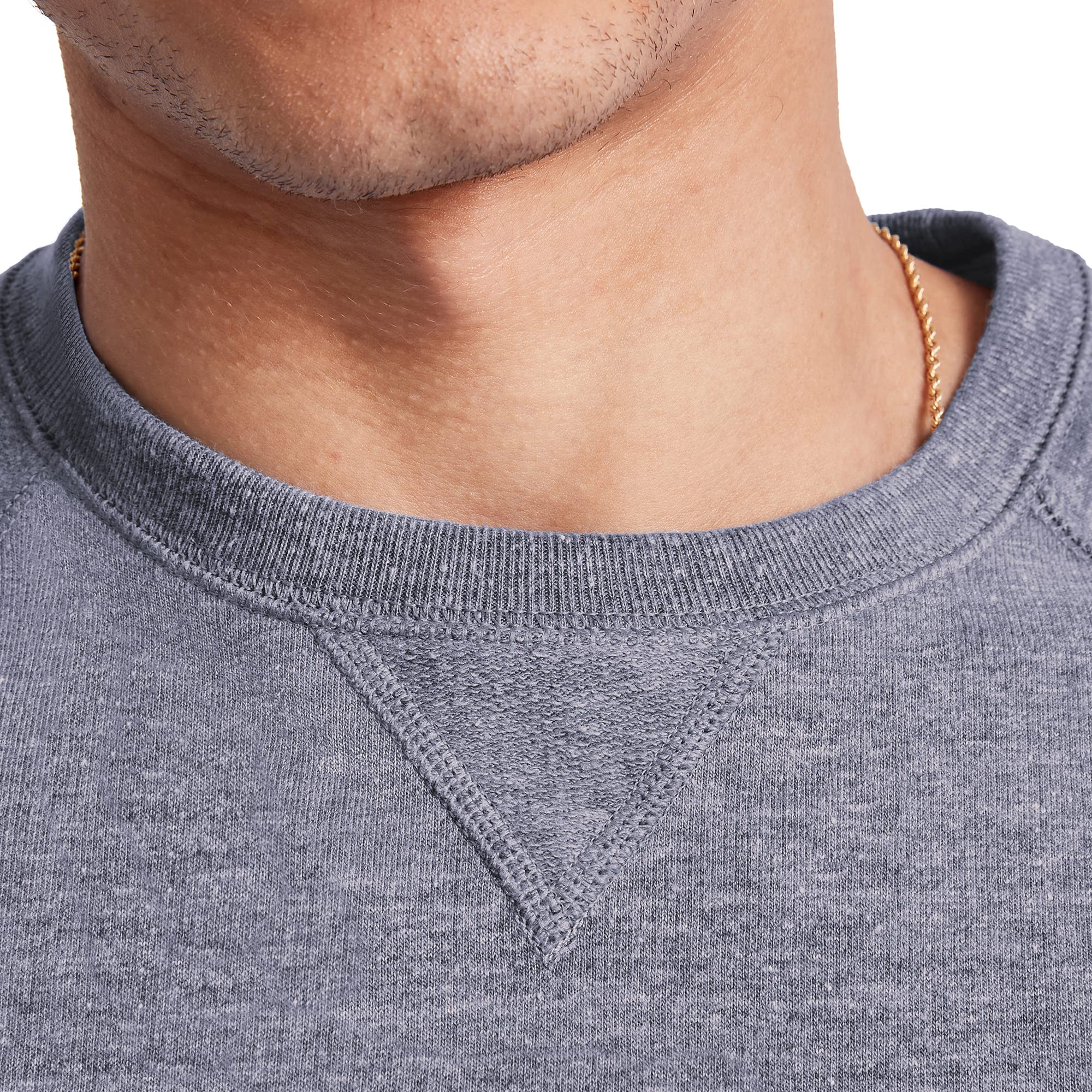 Hanes Men's Tri-Blend French Terry Crewneck Sweatshirt - Soft Casual Pullover for Everyday Wear, Gym & Lounge