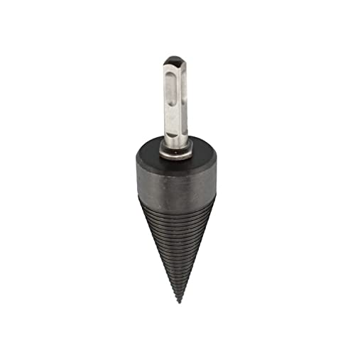 140X32MM Firewood Splitter Drill Bit - Wood Cone Reamer Punch Driver for Log Splitting & Drilling - Perfect for Firewood Processing, DIY Woodworking, and Outdoor Camping