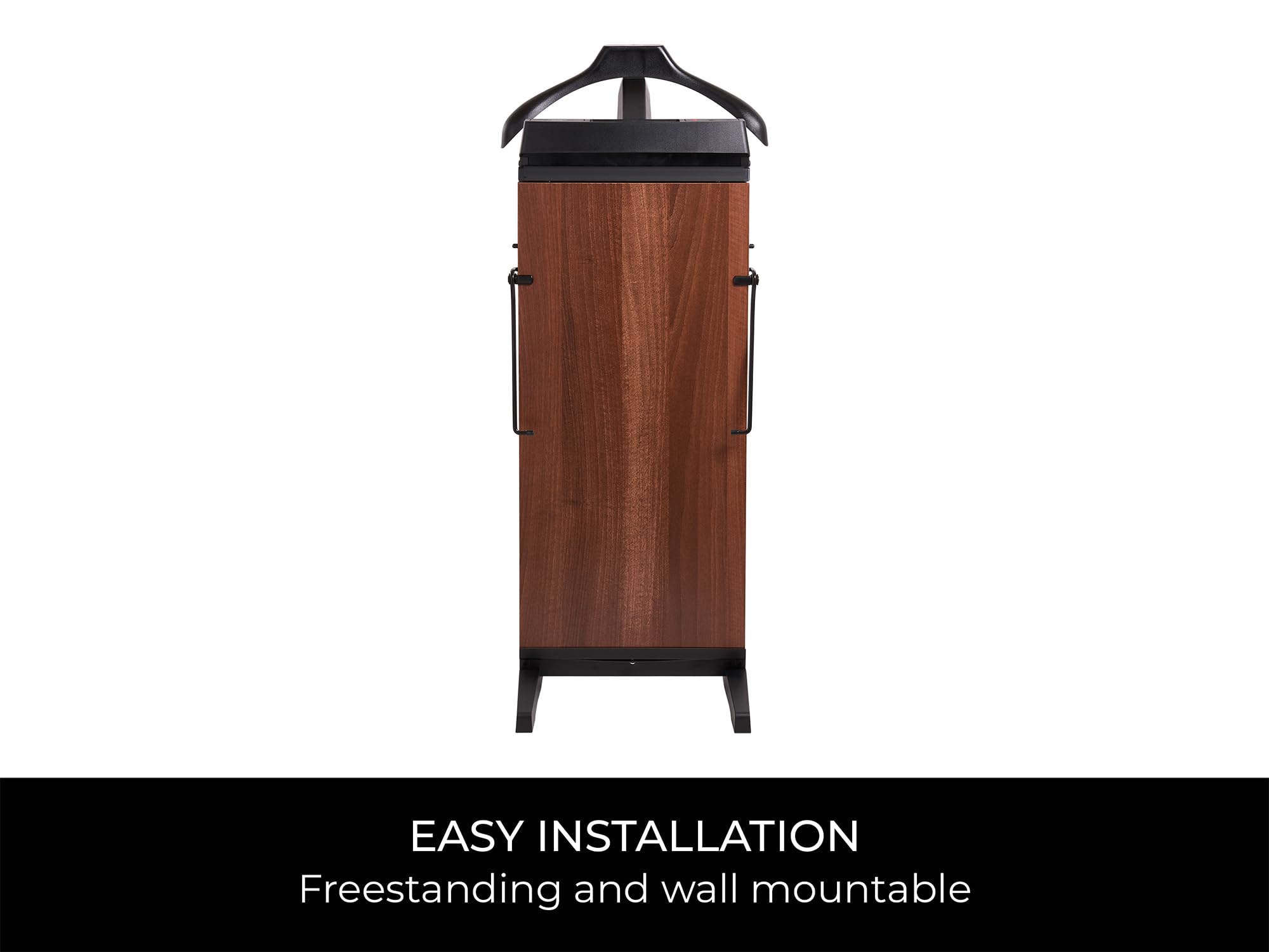Corby 4400 Pants Press - Professional Garment Steamer for Wrinkles, Walnut Wood Finish | Perfect for Home, Office & Travel Use