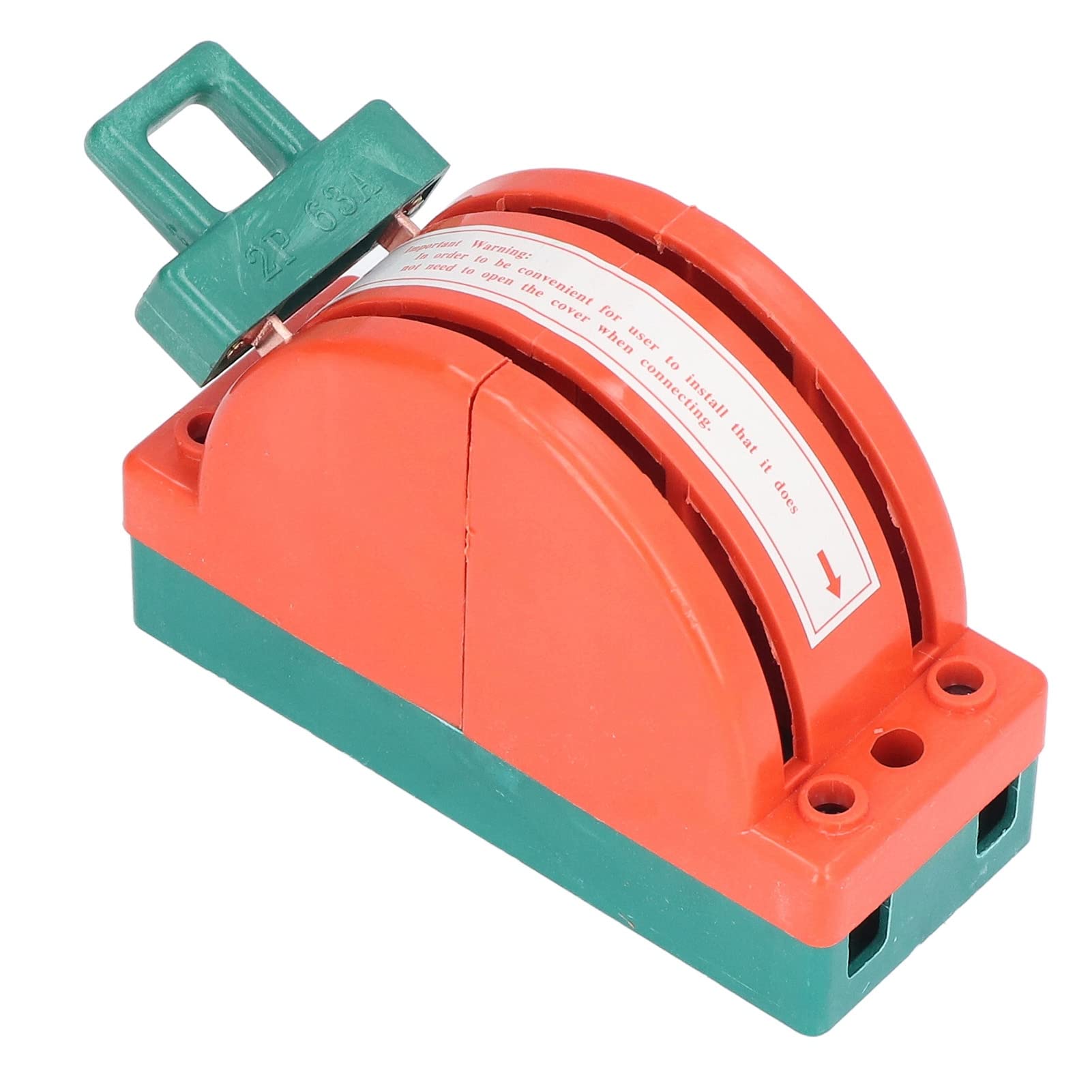 Okuyonic 2P 63A Industrial Knife Switch - Bidirectional Stable Dual Power Transfer Switch with Easy Installation for Electrical Panels & Power Distribution Systems | Perfect for Factories, Workshops & Commercial Buildings