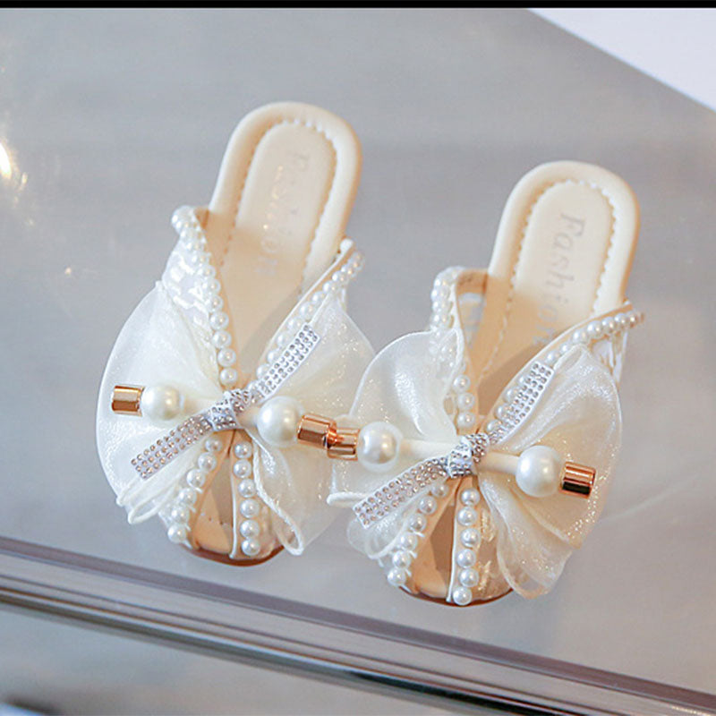 Adorable Summer Princess Slippers for Girls - Soft & Comfortable Kids House Shoes for Indoor/Outdoor Wear - Perfect for Playtime, Parties & Home Relaxation
