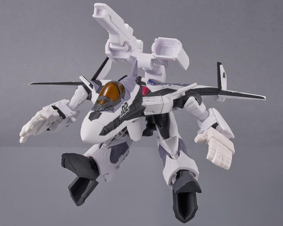Bandai Tiny Session Macross Frontier VF-31F Siegfried & Kaname Buccaneer Action Figure Set - Messer Ihlefeld Ver. | Collectible Anime Model Kit for Display & Play | Perfect for Anime Fans & Model Enthusiasts