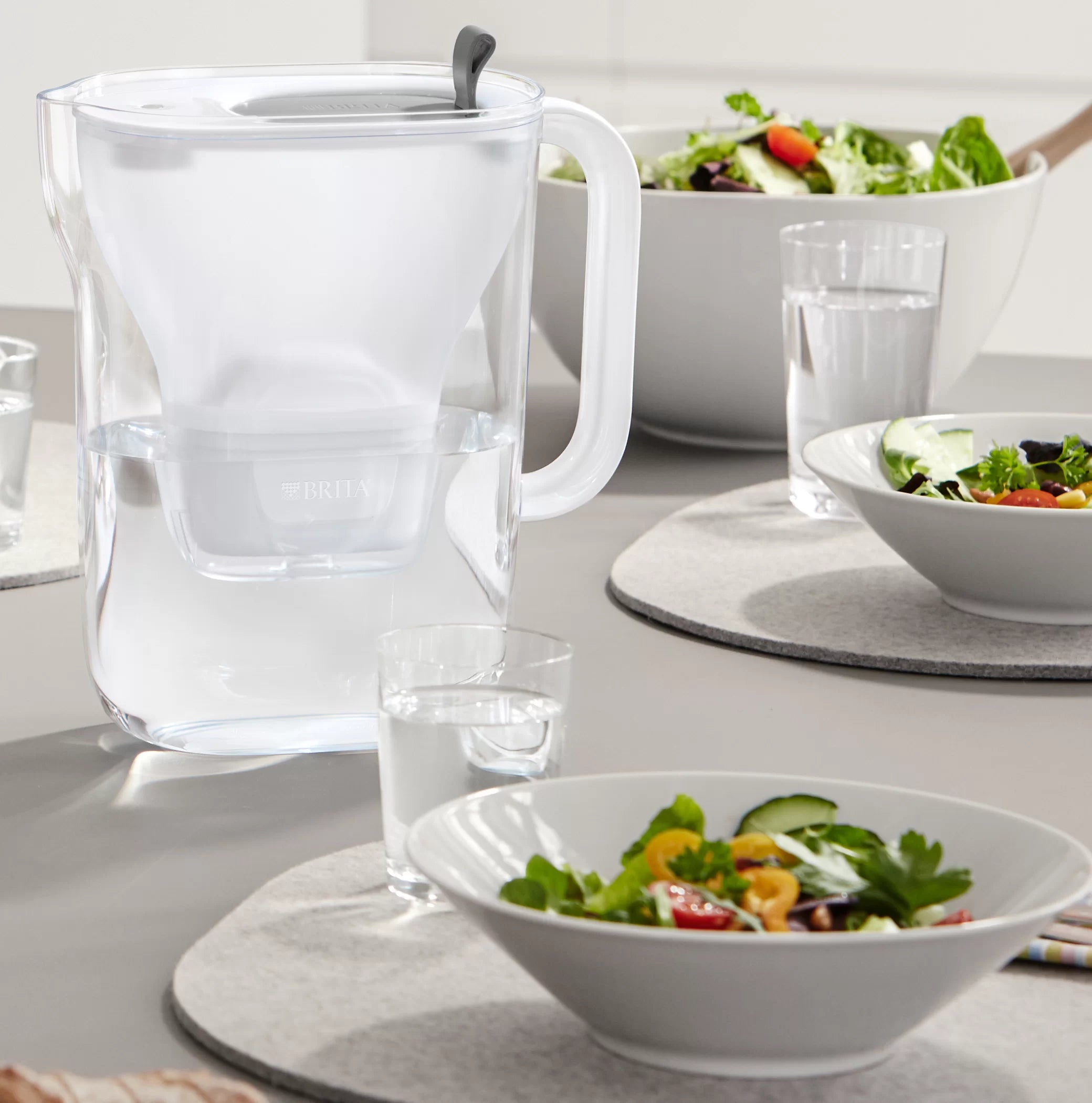 BRITA Style XL Grey Water Filter Pitcher with Maxtra+ Technology – Perfect for Home, Office & Outdoor Use
